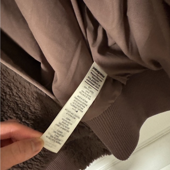 PATAGONIA Brown Fleece Jacket Size Small - Picture 5 of 6